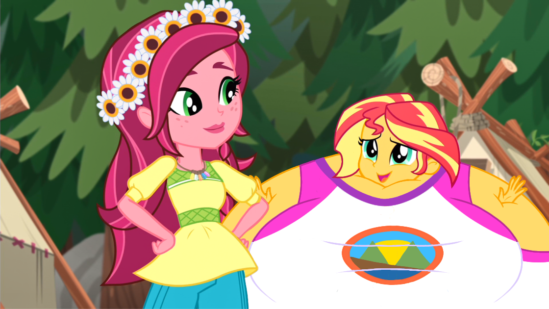 Sunset Shimmer inflated by snoopinga on DeviantArt