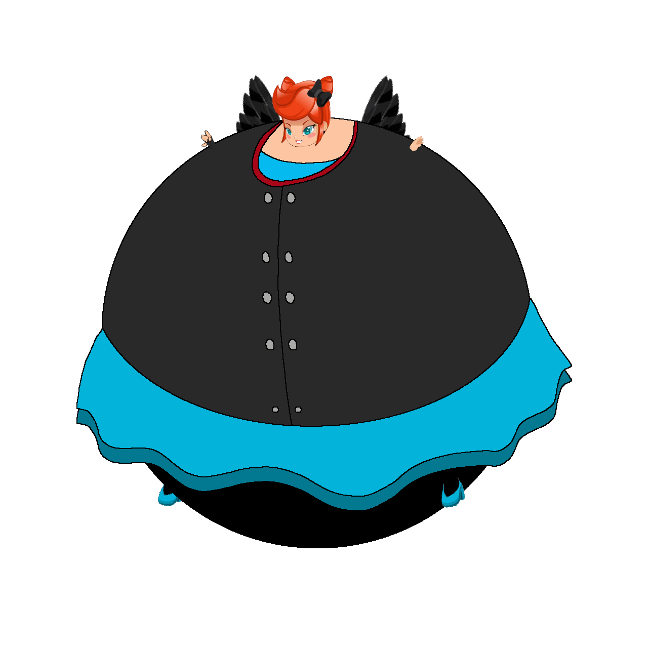 Rita Finucci inflated by snoopinga on DeviantArt