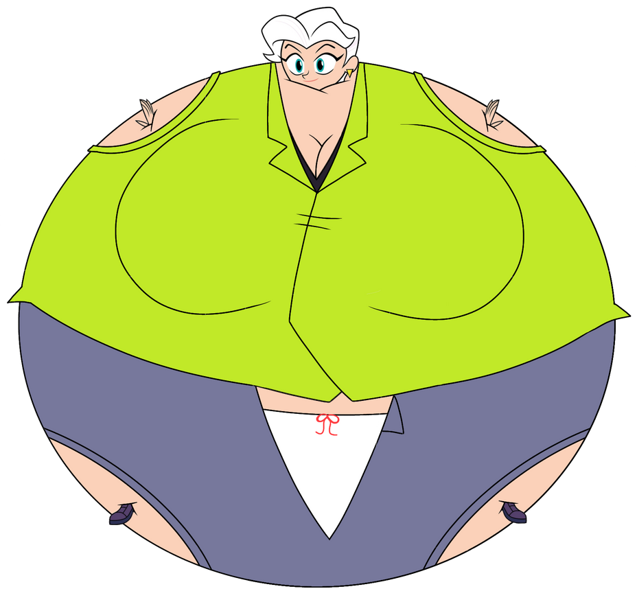 Jade Wilson inflated by snoopinga on DeviantArt