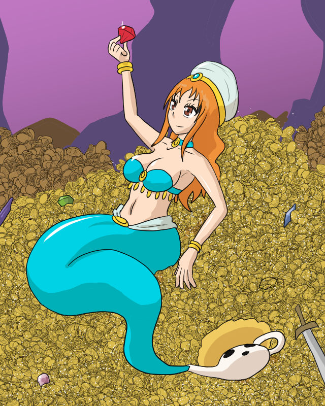 Designated Girl Fight in Action: Nami from One Piece