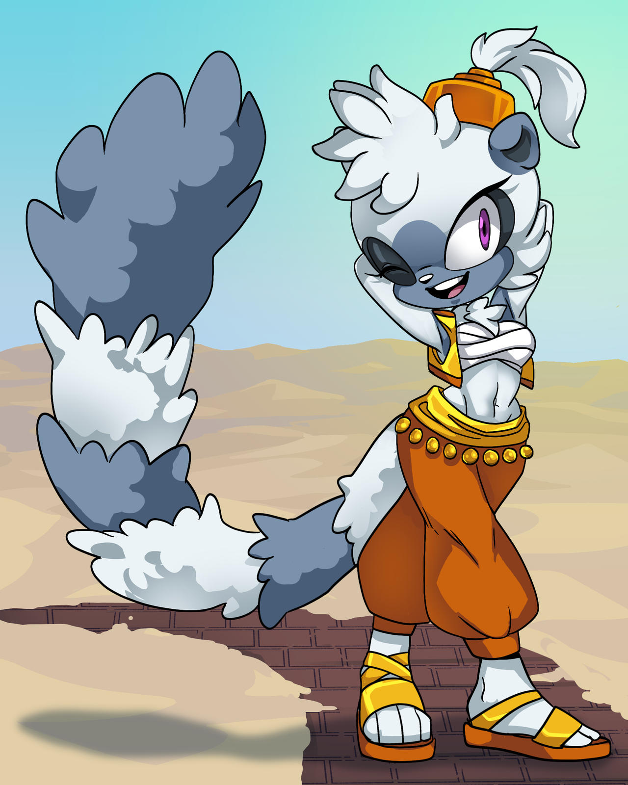 Tangle Werewolf Tangle from Another World - theBadFedeh by IncredibleIntruder on DeviantArt