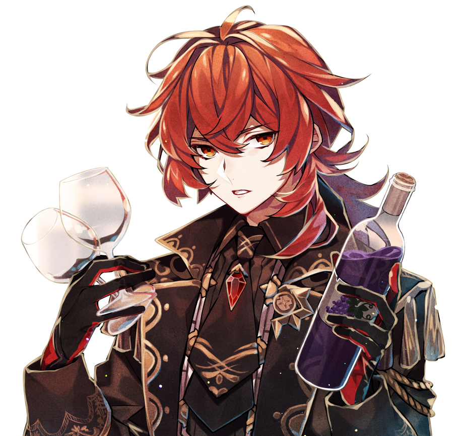 + DILUC (render) by stardustinqs on DeviantArt