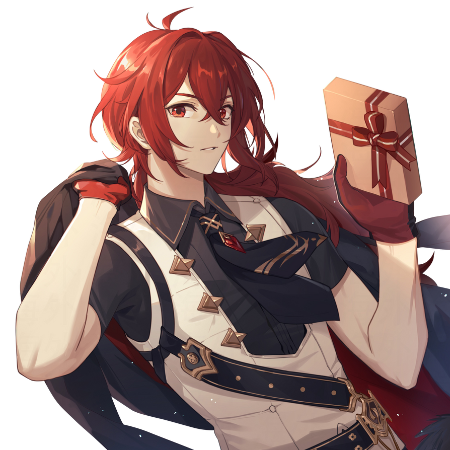 + DILUC BIRTHDAY 2022 (render) by stardustinqs on DeviantArt