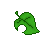 animal crossing pixel leaf