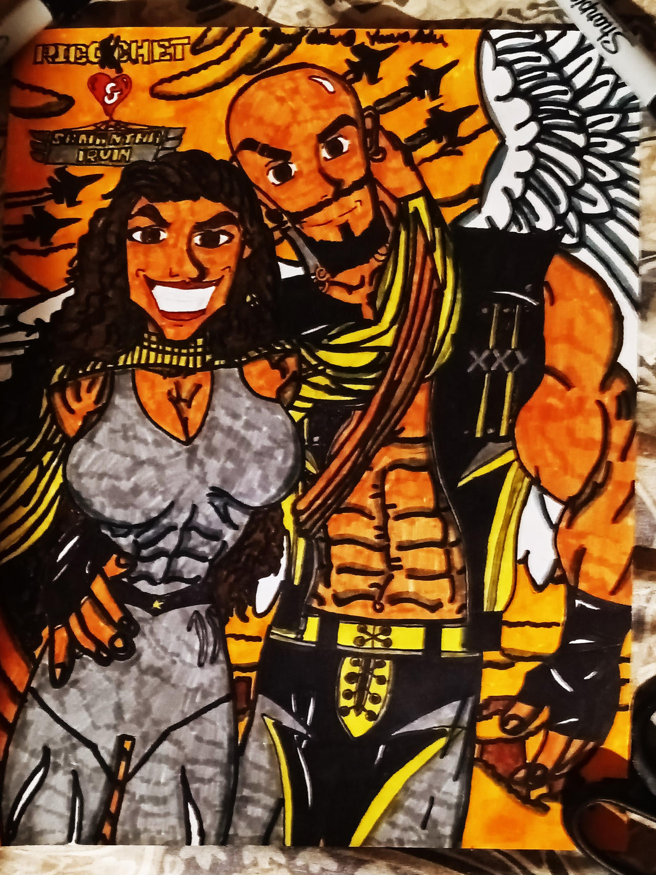 Ad311 Deviantart Ricochet and Samantha Irvin #2 by Ad311 on DeviantArt