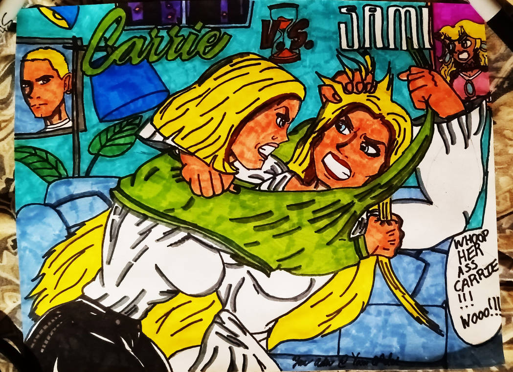 Ad311 Deviantart Carrie vs Sami from DAYS OF OUR LIVES by Ad311 on DeviantArt