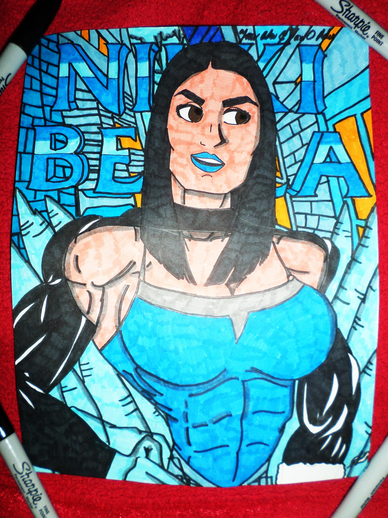 Ad311 Deviantart Nikki Bella as SUBZERO by Ad311 on DeviantArt
