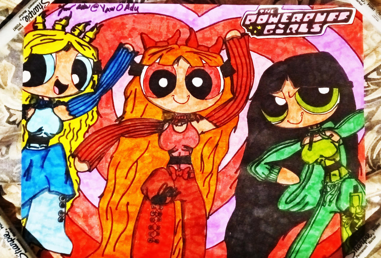 Ad311 Deviantart THE POWERPUFF GIRLS by Ad311 on DeviantArt