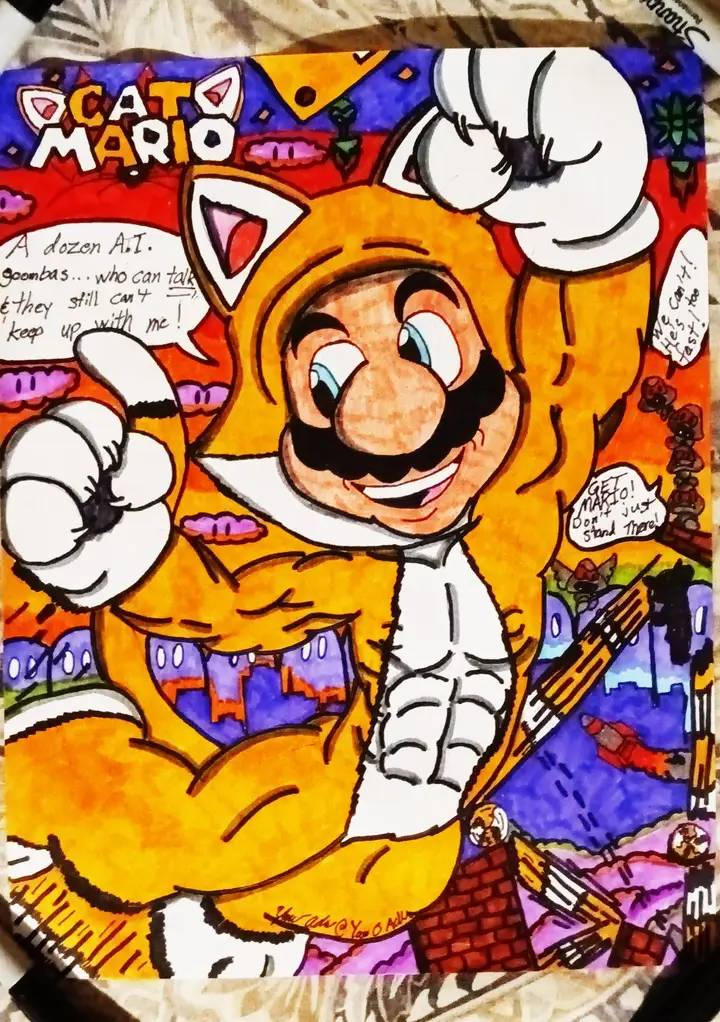 Ad311 Deviantart Cat Mario by Ad311 on DeviantArt