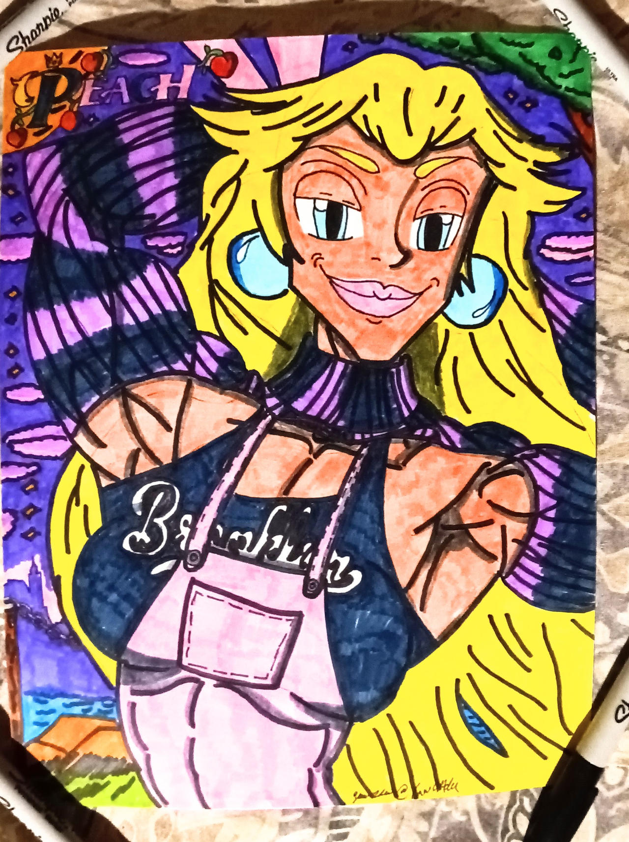 Ad311 Deviantart Princess Peach visits Brooklyn by Ad311 on DeviantArt