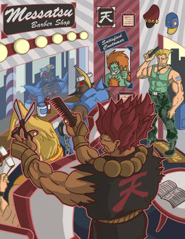 Street Fighter - Barber Shop