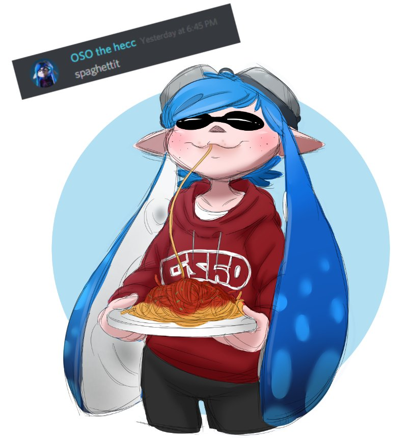 Spaghetti squid