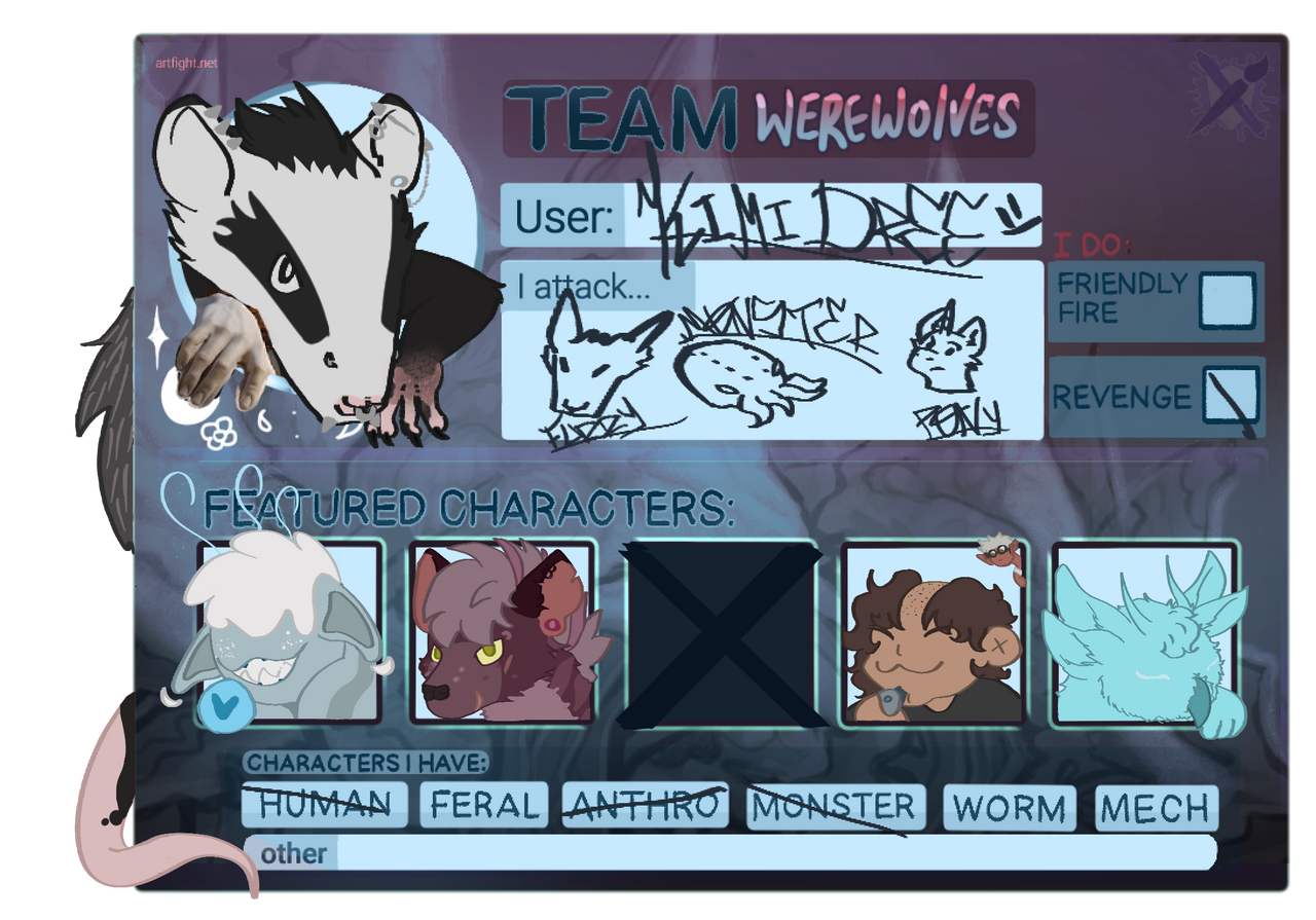 Art Fight 2023 by KimiDree on DeviantArt Art Fight 2023 by KimiDree on DeviantArt