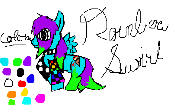 MLPonysona Rainbowswirl