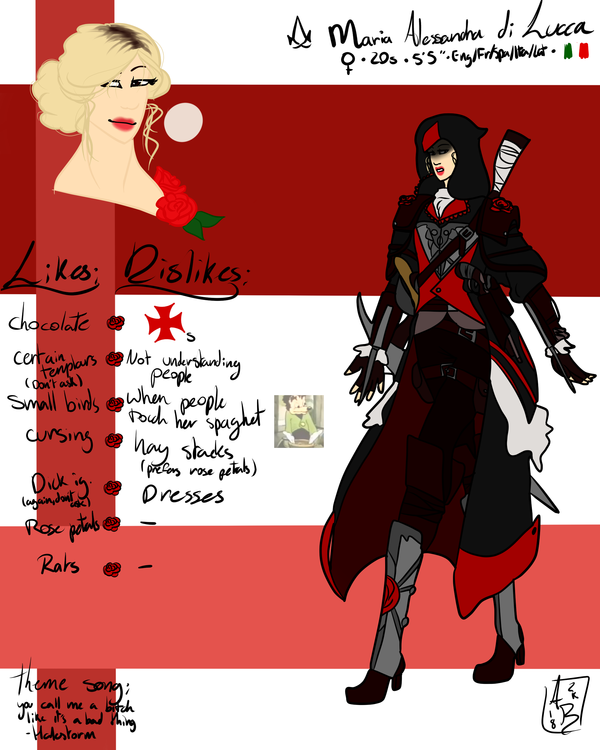 Assassin's creed oc: Alessandra by Nkosikazii on DeviantArt