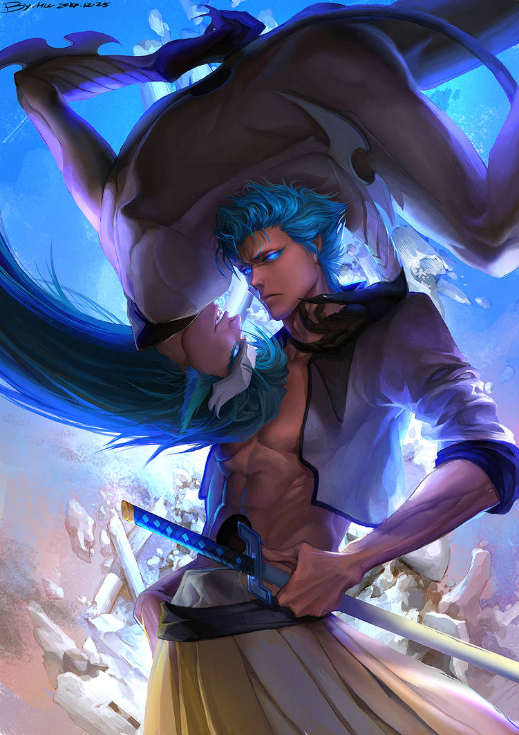 Grimmjow Jeagerjaques by ultramarineandwhite on DeviantArt.
