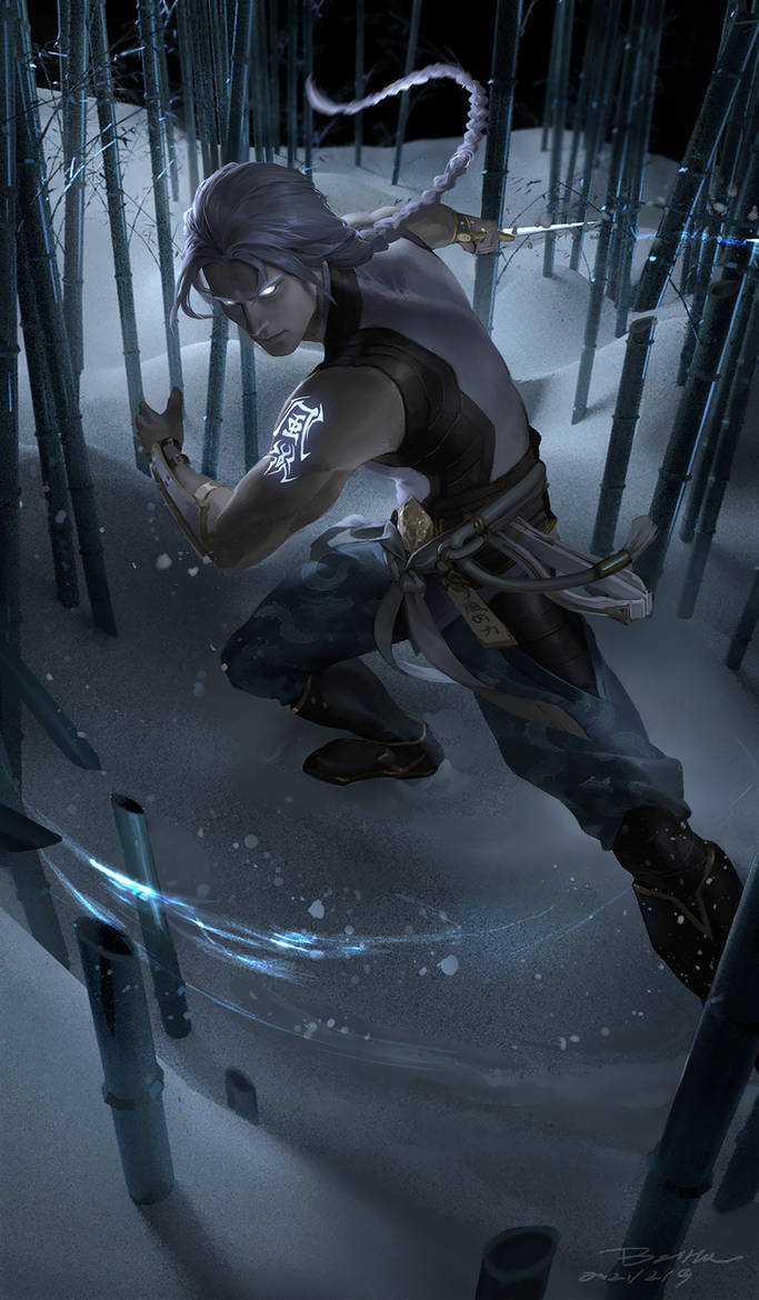 fujin by ultramarineandwhite on DeviantArt