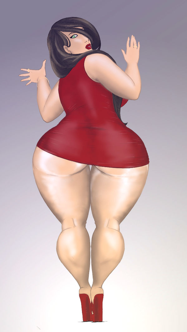 big booty red dress Big booty
