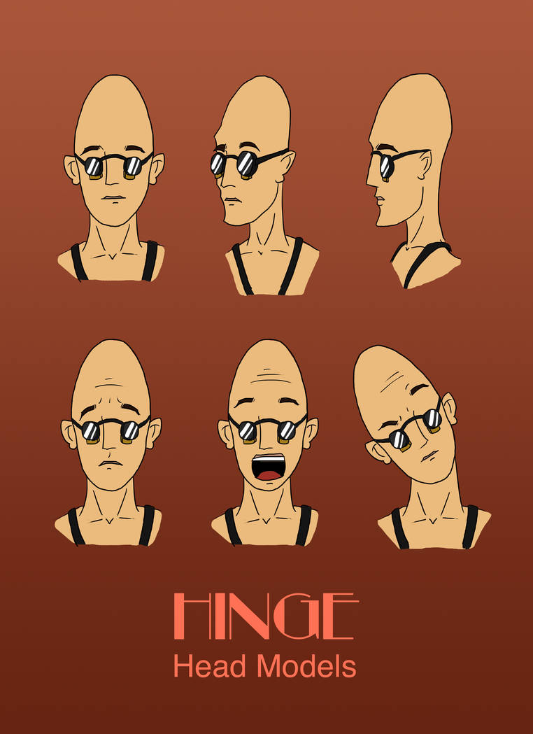 Character Head Model Sheet by DavidTWalters on DeviantArt