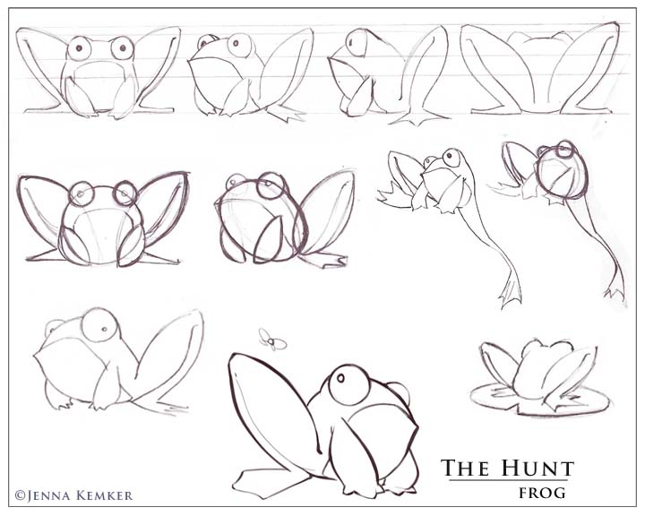 Frog model sheet by angerkitty on DeviantArt