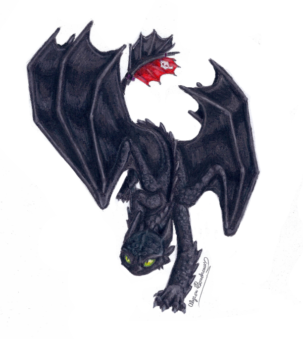 Toothless Colored