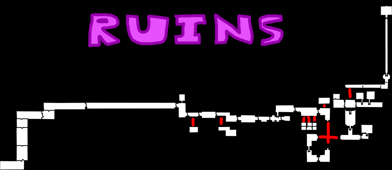 Undertale - Ruins (Map) by postitnote2468 on DeviantArt