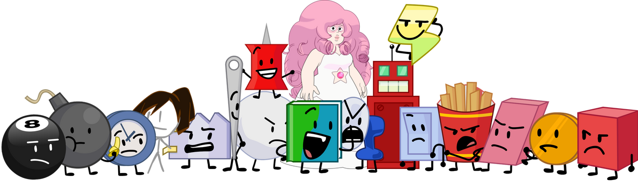 Rose Quartz And 23 Bfb Characters by Victorfazbear on DeviantArt