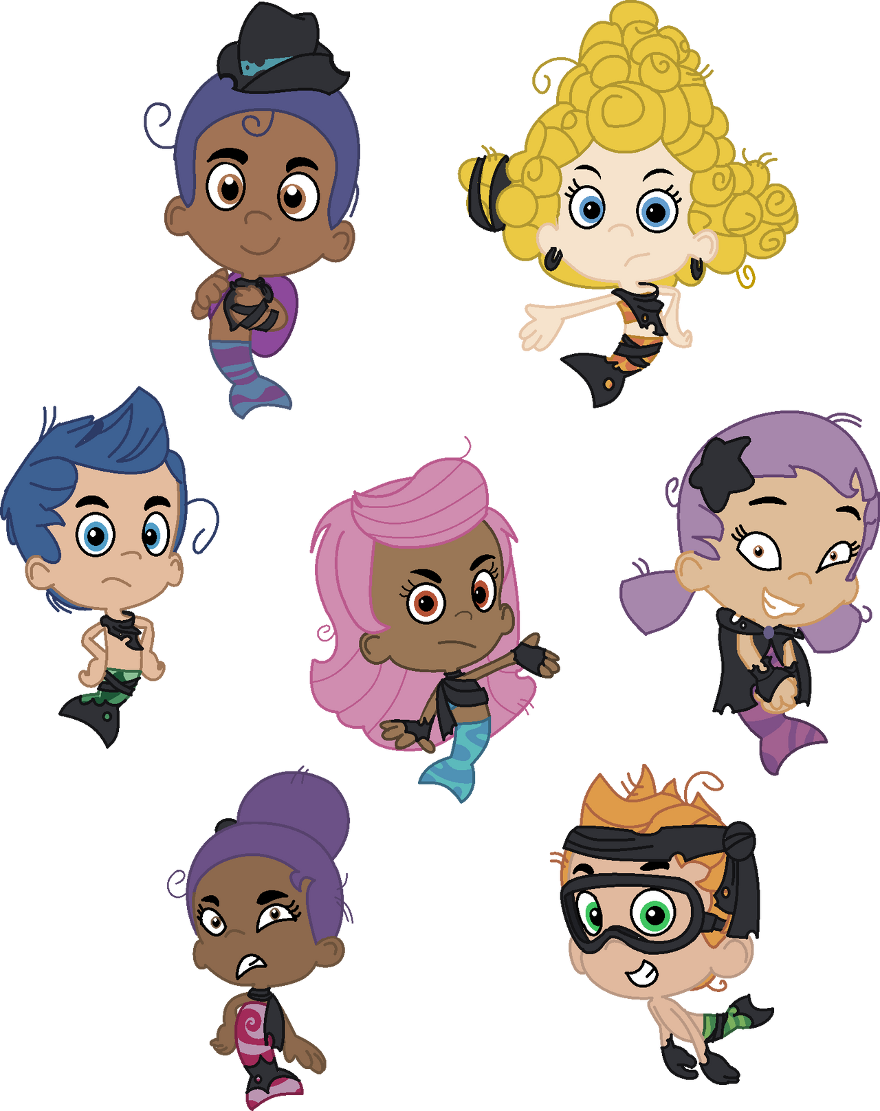 Bubble Guppies Hair Cut Mean Bubble Guppies by Victorfazbear on DeviantArt