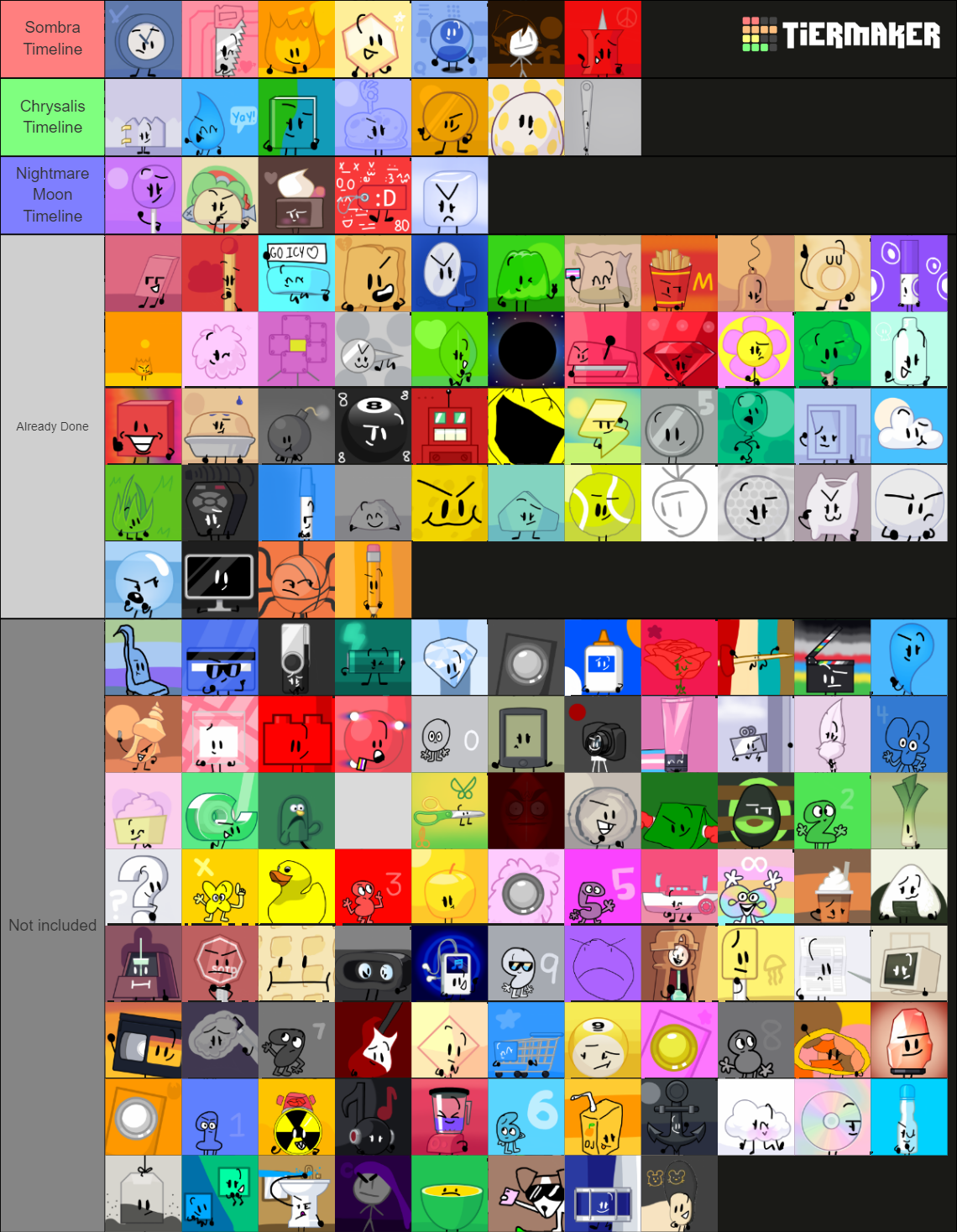 Mlp Timeline Deviantart Timeline BFB X MLP plan by Victorfazbear on DeviantArt