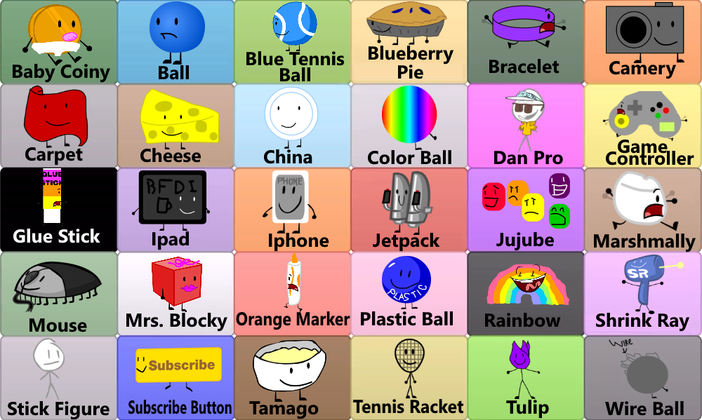 BFDI Debut Randomized by Victorfazbear on DeviantArt