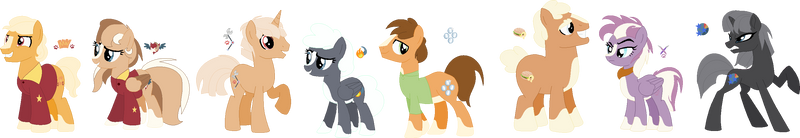 Dogs in Space Main Characters as Ponies