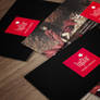 Fashion Model Agency Business Card SE0054
