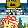 Sunset Shimmer Denies Steve Cobs' Apology
