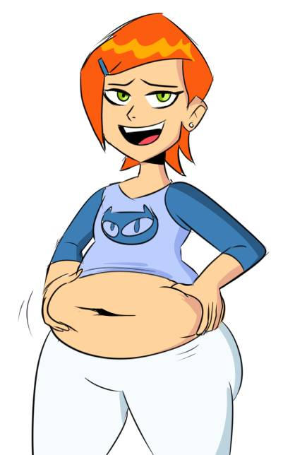 Chickfighter Raspberry Belly Gwen's cute belly. by biggutlover on DeviantArt