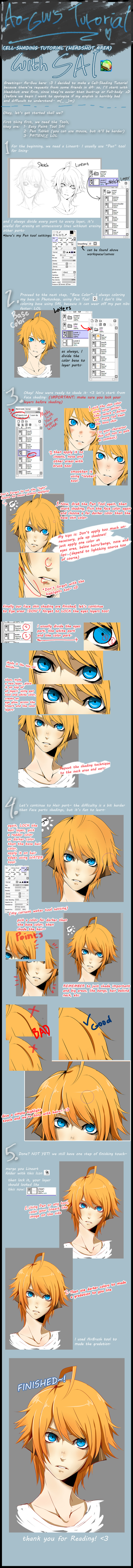 Cell-Shading (headshot) Tutorial for SAI