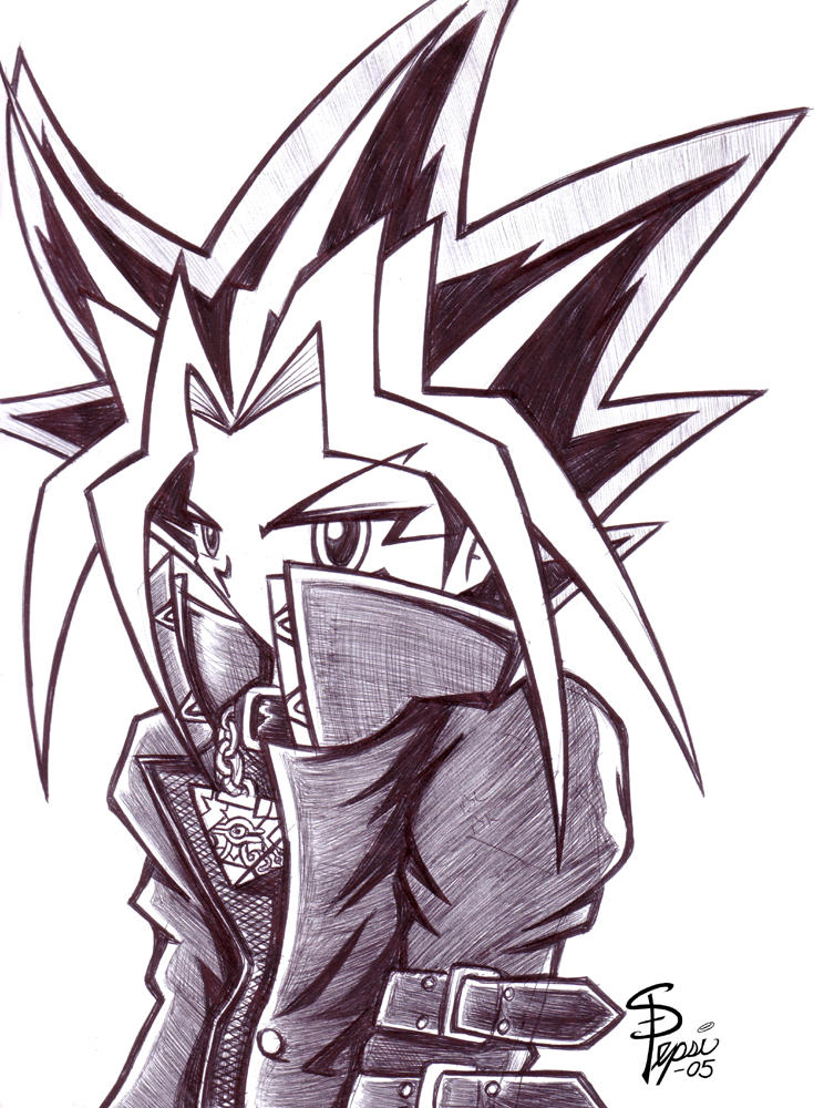 Yu gi oh sketch by saintpepsi on DeviantArt