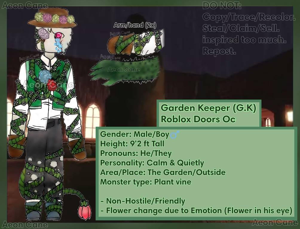 Doors Oc: Garden Keeper, Roblox