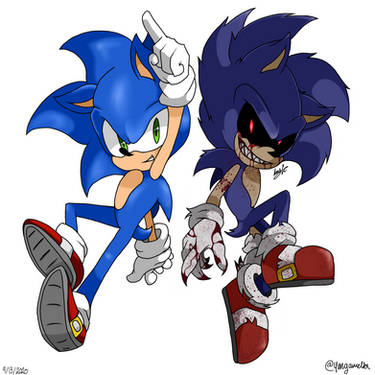 Sonic.EXE (SirJCThehyena's Vision) by stephenthehunter on DeviantArt