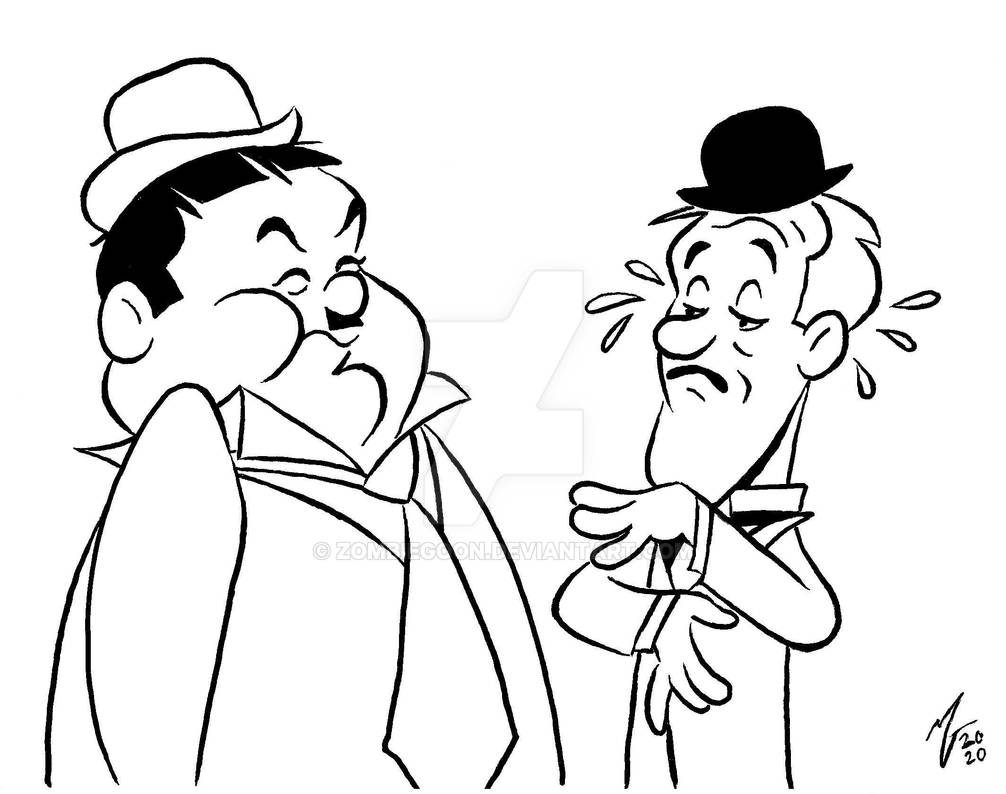 Laurel and Hardy animated by zombiegoon on DeviantArt
