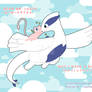 Lugia and Mew