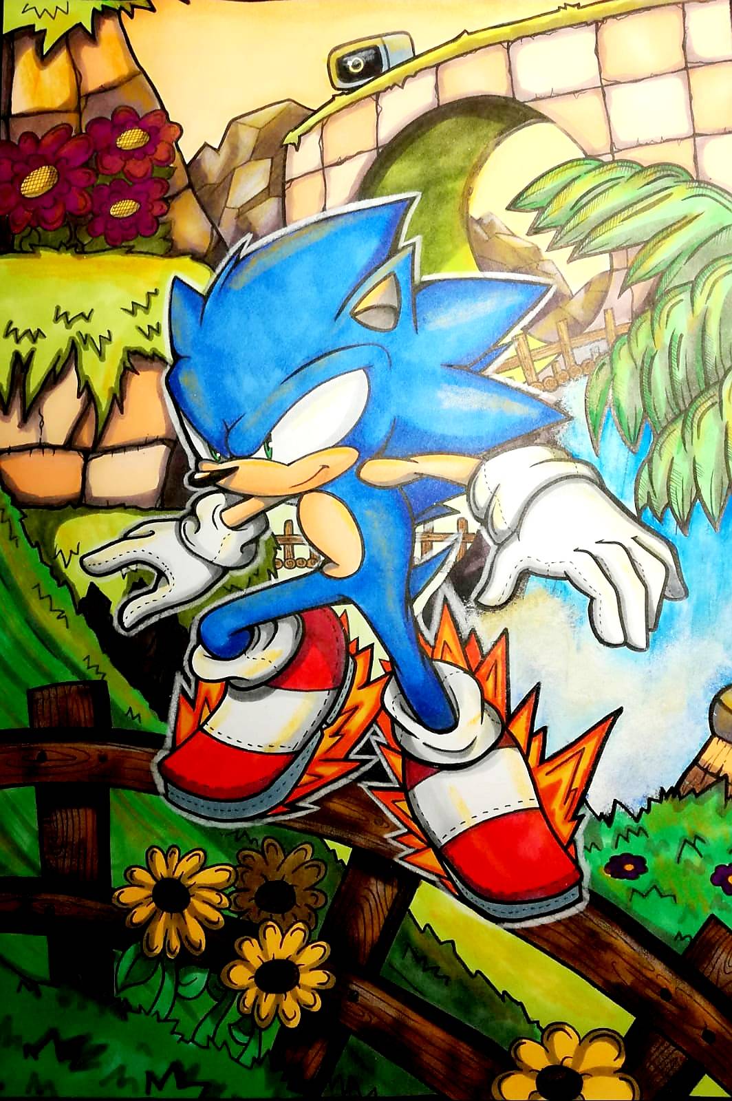 Sonic exe green hill zone edited by me by Pinkieisapartyanimal on DeviantArt