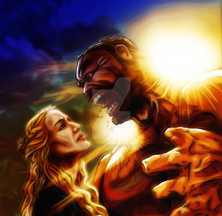 Game of Thronez - Mountain Mouth Fx by ArtbyOvahFx Game of Thronez - Mountain Mouth Fx by ArtbyOvahFx