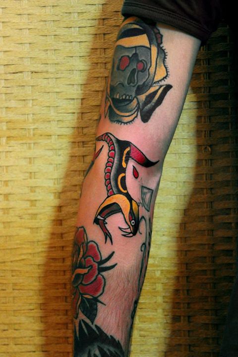 QUANTUM TATTOO MILANO - Traditional Snake