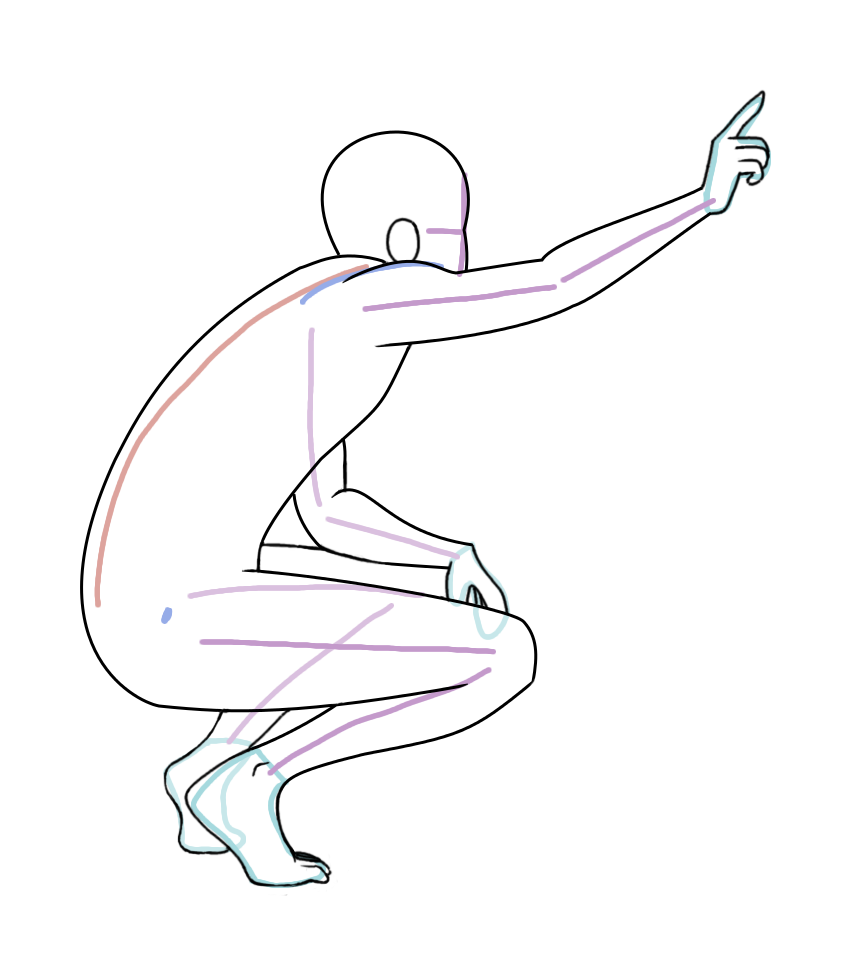 Crouch Draw Crouching Pose Reference