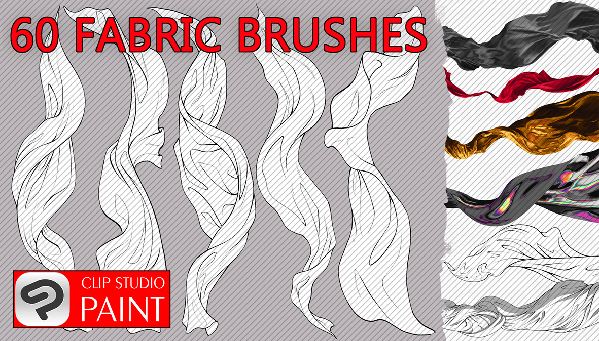 Fabric Brushes- CLIP STUDIO PAINT
