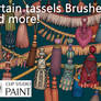 Curtain Tassels Brushes- CLIP STUDIO PAINT
