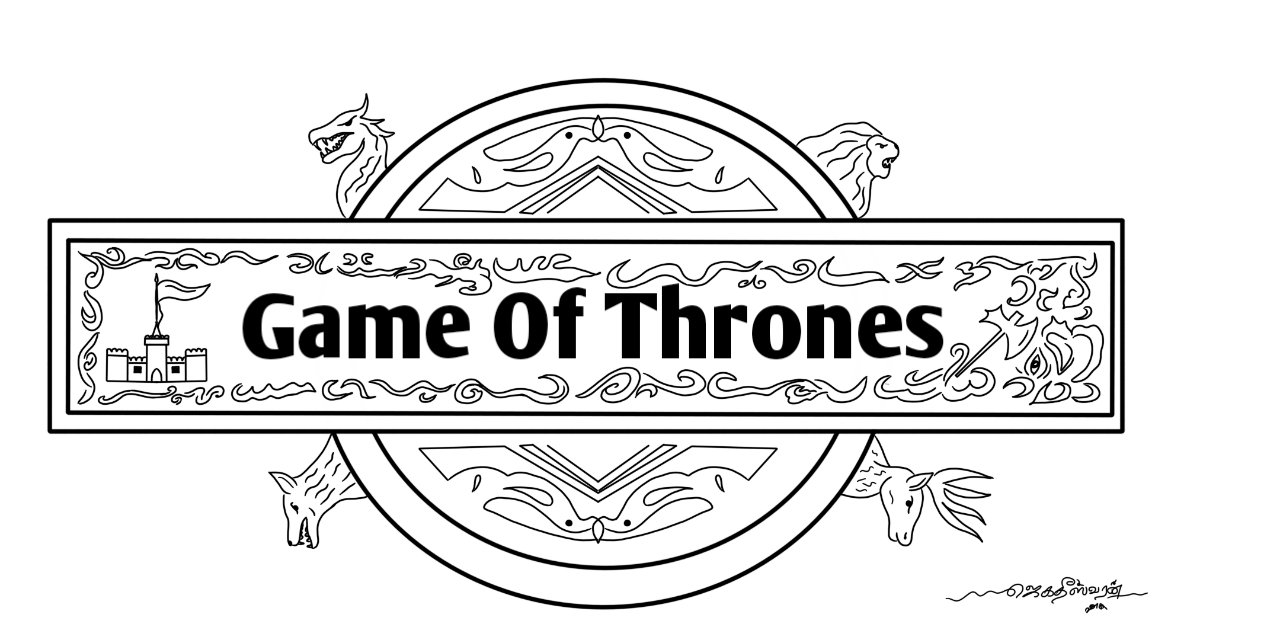 Game of thrones logo design by sagotharan on DeviantArt