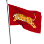 Chola flag tiger