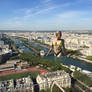 Oriane Lamande giant goddess - Paris