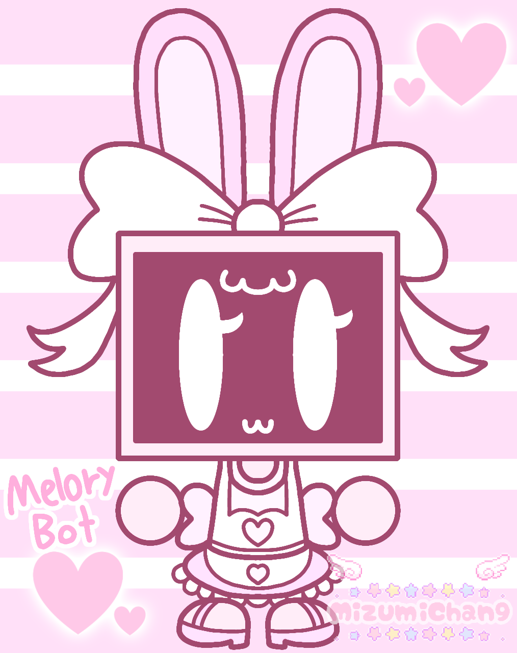 Melory-Bot the Rabbit Computer Roboot by MizumiChan9 on DeviantArt